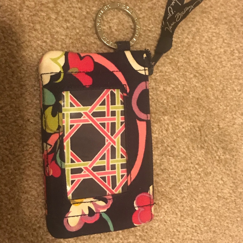 Vera Bradley keychain wallet